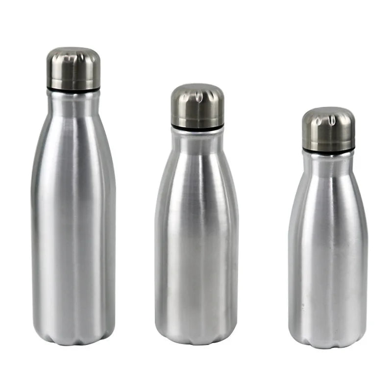 Custom Logo and Color 500ML 750ML 1000ML Cola-Shaped Aluminium Drinking Water Bottle for Drinkware