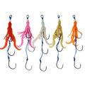 JIgging Trolling Custom Color Octopus Squid Skirt Fishing Lure High Carbon Steel Assist Hook