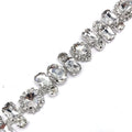 Sew on Crystal Glass Rhinestone Trimming Rhinestone Claw Chain Diamond Strass Trimming for Wedding Clothing Decoration
