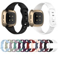 Silicone Band for Fitbit Versa 4 3 Smart Watch Waterproof Small Large Women Men Bracelet Band for Fitbit Sense Strap