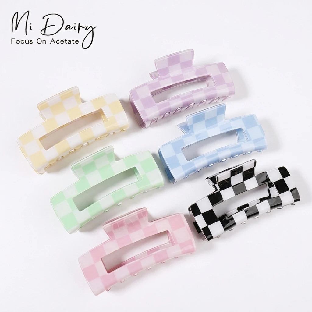MiDairy 7.7cm Custom Pvc Material Clip Hair Claw Clip 223884