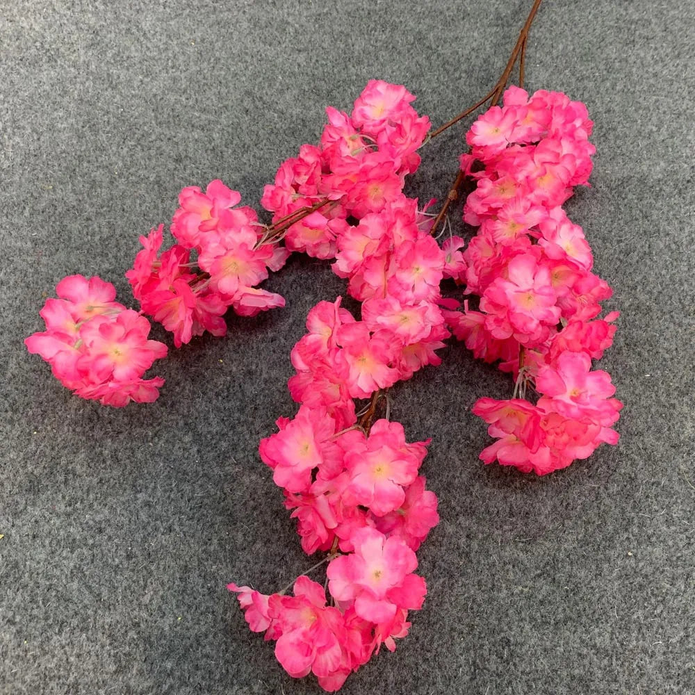 38inch Factory Cheap Real Touch Artificial Flowers Cherry Blossom Branch Decorative Silk Flowers Branch