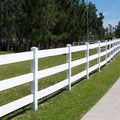 Pvc Fence Hot-selling Customized 3-track Electric Plastic PVC Cheap Horse-track Fence Wire