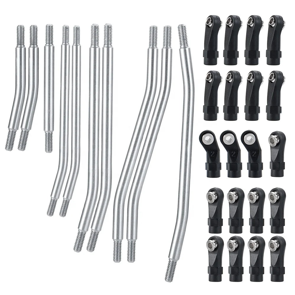 New 1/10 Unassembled RC Crawler Car TRX4 313/324mm Wheelbase Chassis Link Rod Kit Upgraded Spare Parts & Accessories