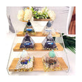 Hot Sale Natural Crystal Craft Healing Stones Resin Pyrimid Carving Craft for Home Decoration