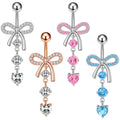 Stainless Steel Silver Plated Neo-Gothic Bat Shape Belly Rings CZ Zircon Belly Button Stud Unisex Belly Piercing Body Jewelry