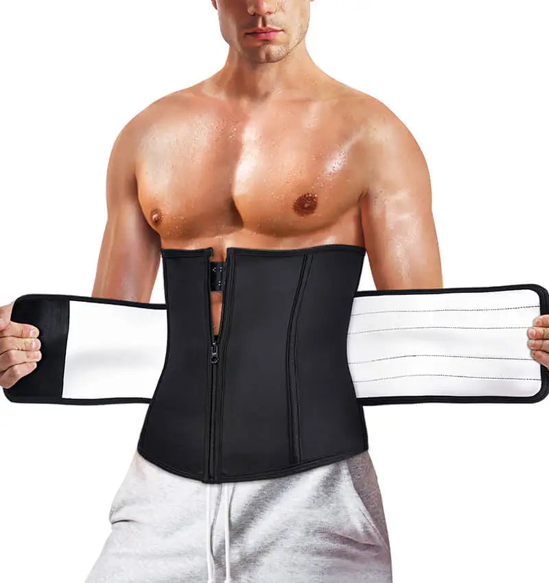 Custom Print logo Sweat Slimming Waist Trainer Price Waist Trainer Sauna Belt Sweat Belt Waist