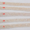 Zhuji Natural 4-5mm White Freshwater Rice Pearl Strands Loose Pearls for Jewelry Making