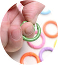 Wholesale Round Metal Alloy Key Chains 100pcs/lot Cute for Key Rings Making Accessories