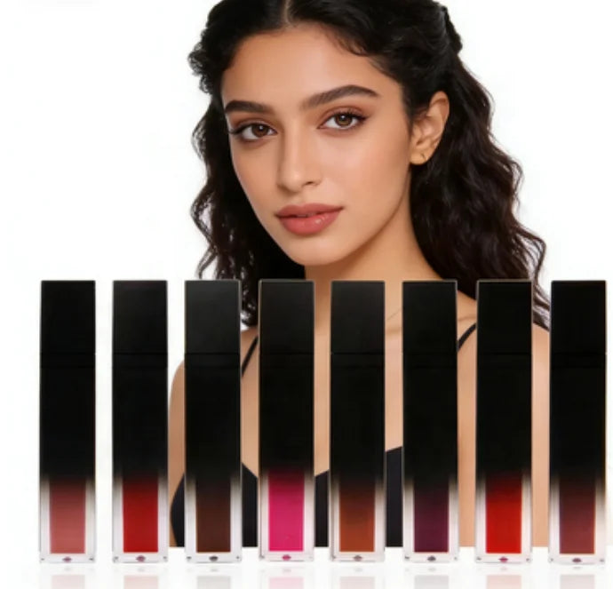 Private Label Matte Liquid Lipstick Long-lasting & Waterproof Custom Packaging Box 5g Mineral-Inspired Formula