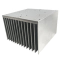 Extruded Aluminium High Cooling Fin Heatsink 111.5(W)*76(H)*110(L)mm Custom LED Heatsink for Spot Light