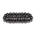 Mini MOQ Ask Me About My Mental Health Brooches Lapel Badge Retro Vintage Jewelry for Backpack Clothes