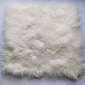 Real Mongolian Sheepskin Square Plate Modern Home Use High Pile Thick Durable Environmental Protection Wholesale Price