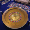 QINLONG Luxury Professional Gaming Roulette Wheel Single 0 Double 00 18 Inch Solid Wood High Quality Manual Factory Direct Sale
