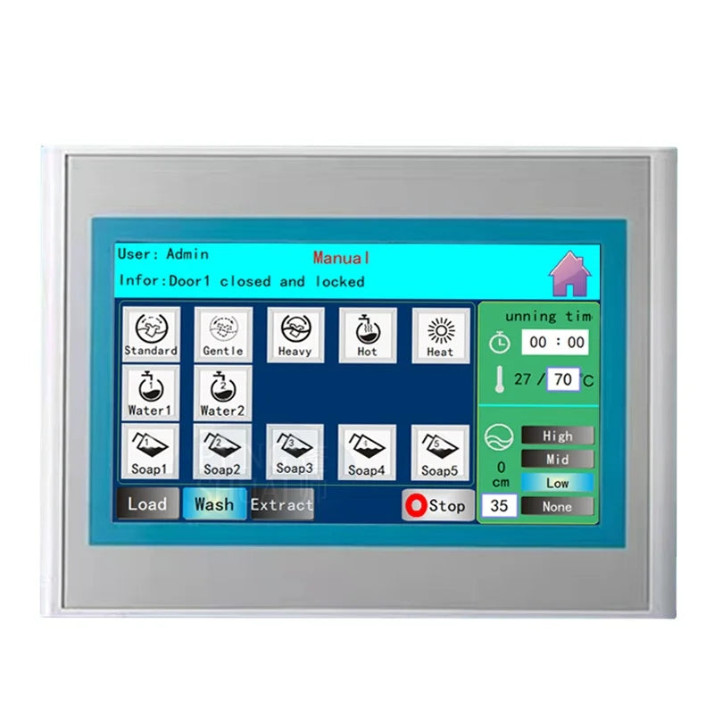 XT309E Controller for Commercial Hotel Isolated Washer Extractor 220V USB/Power Supply Electric Automation Control