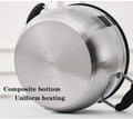 Professional Manufacturer BSCI Audited Stainless Steel Steamer Pot 26cm Large Capacity Multi-Functional Food Cooker