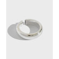 New Design Jewelry 990 Sterling Silver Simple Heavy Solid Rings for Women JA291