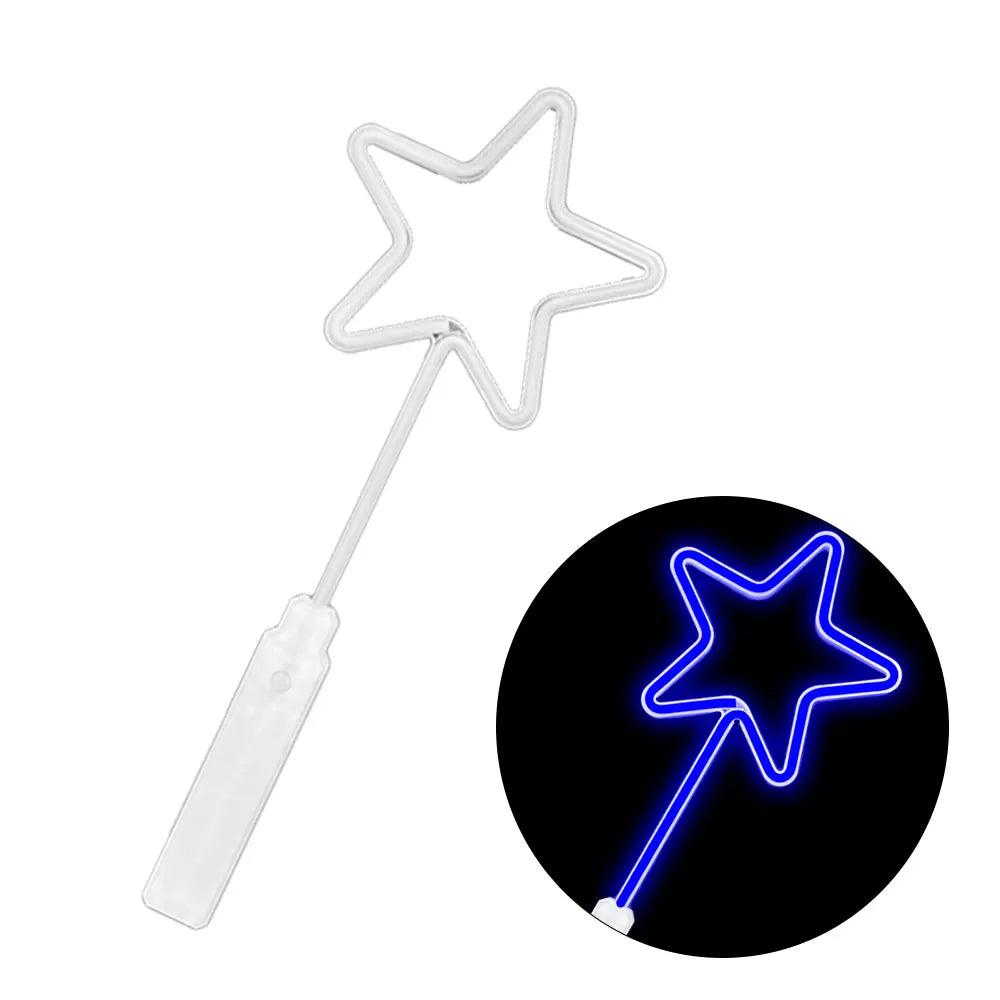 LED Magic Wand Light-Up Star Luminous Lighting Toy for Kids and Girls for Graduation Ramadan Thanksgiving Valentine's Day