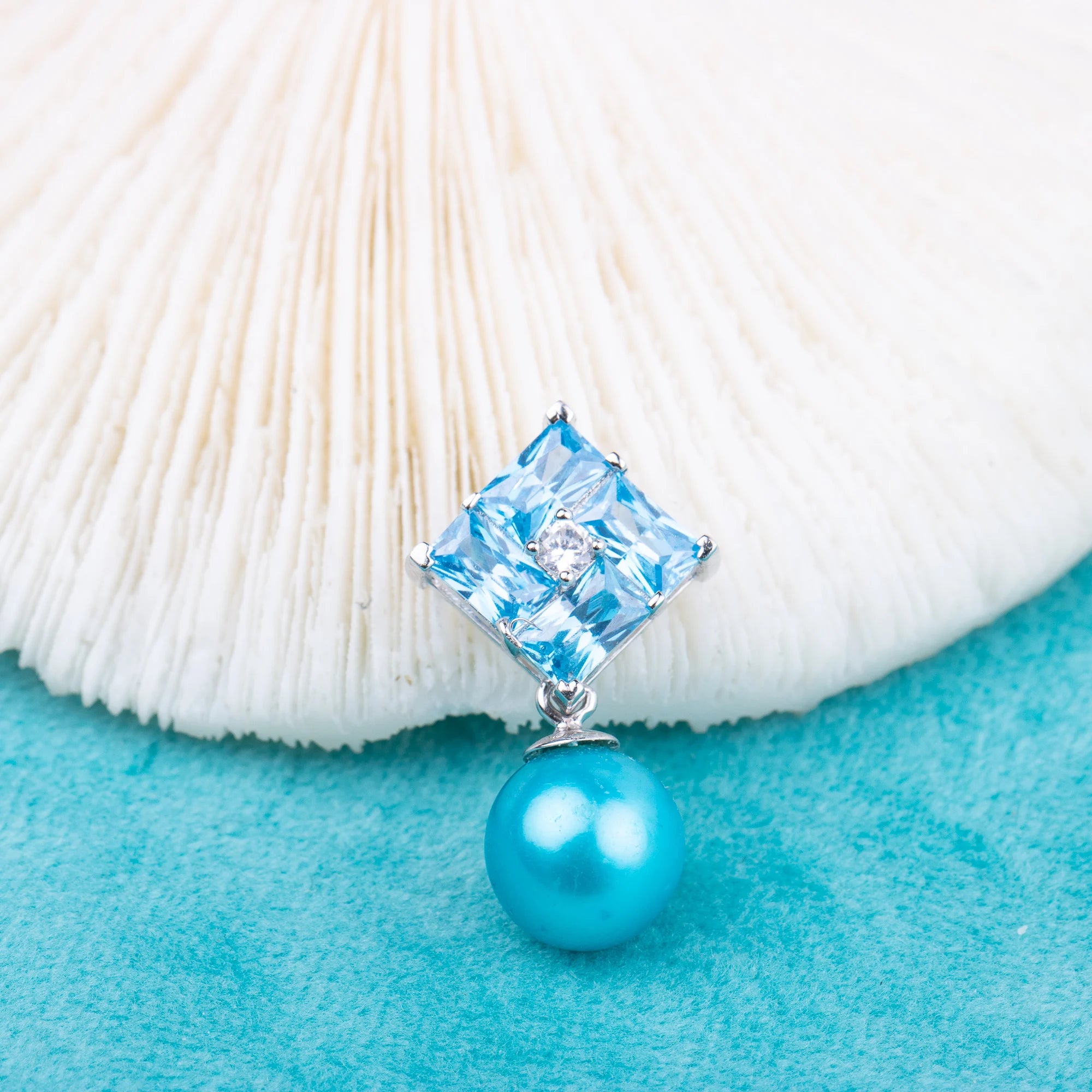 P060827 DIY 8-12mm Natural Freshwater Pearl Pendant Accessory 925 Sterling Silver Engagement Jewelry Necklace for Women