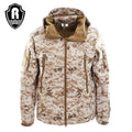 KIANG Outdoor Waterproof Men Tactical Softshell Jacket in Digital Desert Camo