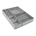 5 Pack Non-Woven Fabric Foldable Multifunction Storage Cubes Underwear Storage Bins for Wardrobe and Closet