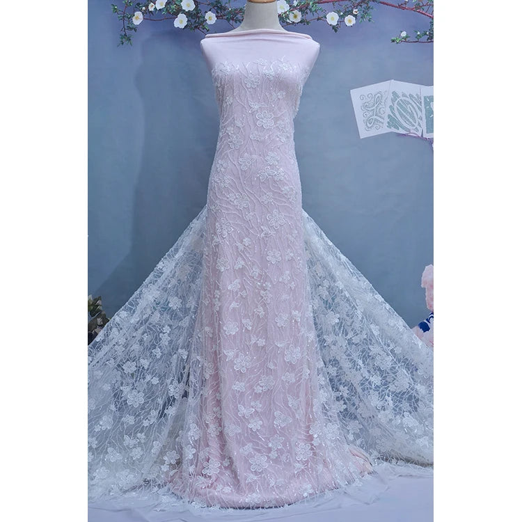 2024 Wholesale Banquet Evening Dress Wedding Dress High-end Fashion Design Lace Supplier