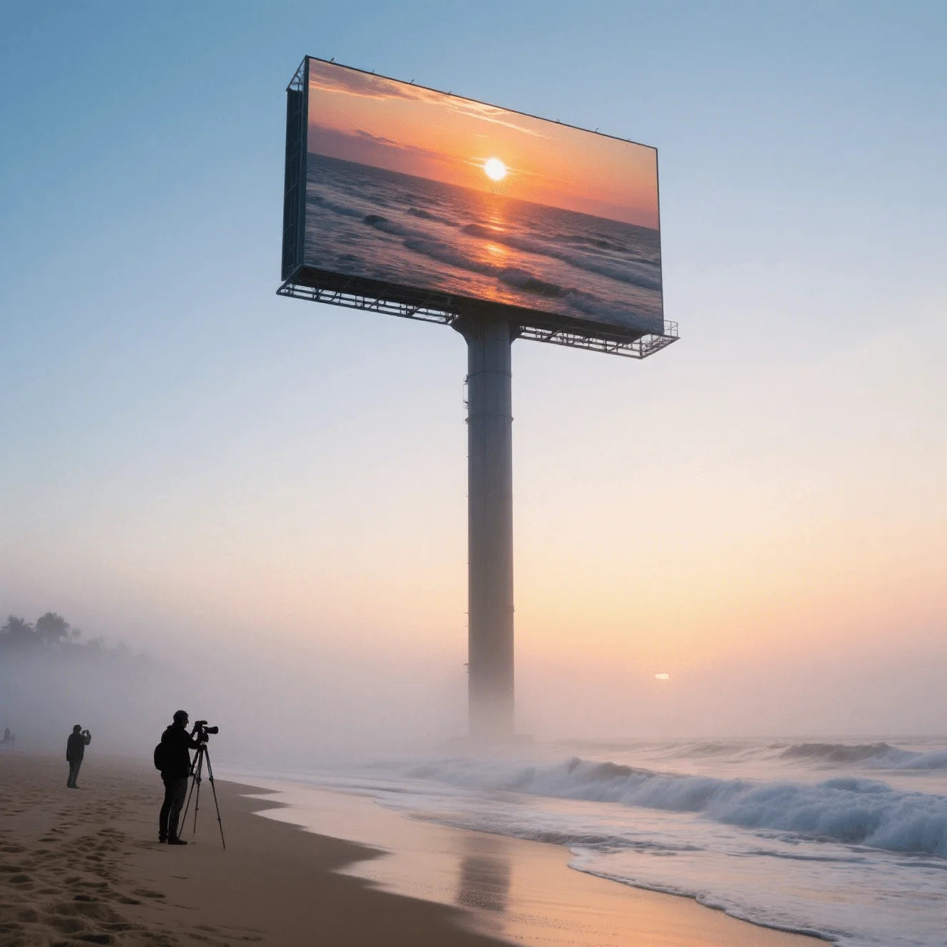 RAYBO P10 Outdoor Advertising Waterproof IP65 LED Display Panel Billboard Suitable for Beachfront Billboards