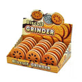 55mm 2 Parts Sandwich Biscuit Grinder Zinc Alloy Portable Herb & Tobacco Crusher Smoking Accessories