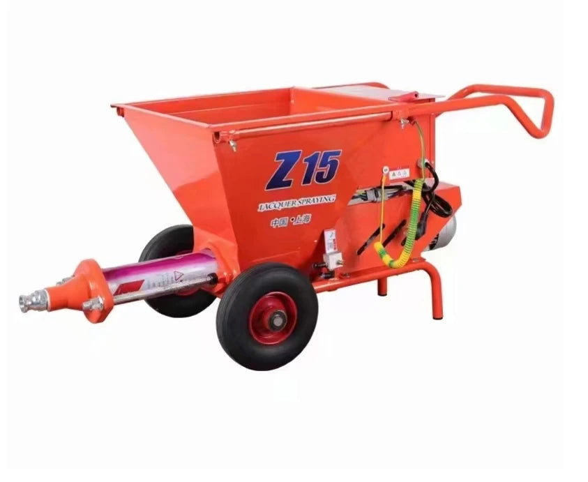 Real Stone Paint Spraying Machine for Exterior Wall Z15 Factory Price with Core Pump and Motor Components