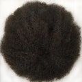 Stock African American Tight Curl Hairpiece  100% Indian Remy Human Hair Thin Skin 6mm Afro Curly Toupees