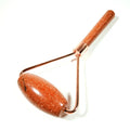 HY New Arrival Direct Gold Sand Stone Gem Roller Massage Tool anti-aging original Natural face single head roller