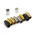 Inner Diameter 2mm 3mm 4mm 5mm 6mm 8mm 10mm Stainless Steel Jewelry Clasps Buckle for Leather Cord Bracelets Connector