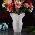 New Handmade Crystal Eco-Friendly Floor Nordic Luxury Flower 2023 Vases for Ramadan Wedding Interior Table Decoration