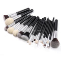 2025 Pincel 20-Piece Synthetic Hair Face Makeup Brush Set with Wood Handle-Private Label Beauty Kit for Powder & Foundation