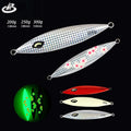 200g 250g 300g Tuna Fishing Lure Metal Jig Bait Slow Fall Pitch Jigging Fishing Lure