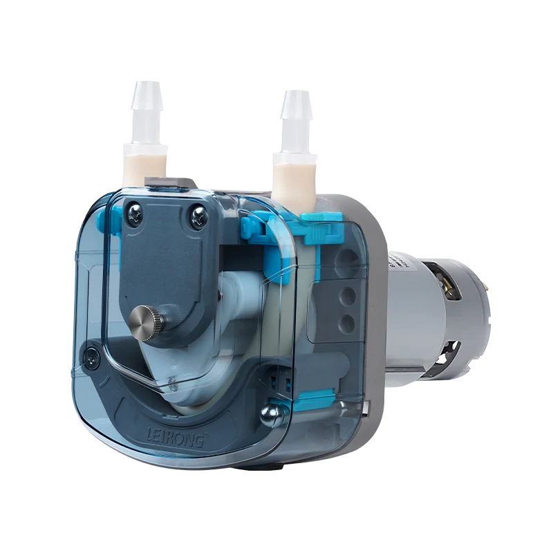 LEIRONG Juice Syrup Dispensing Pump High Flow 3000ml/min OEM Coffee Machine Beverage 12v 24V Dosing Peristaltic Pump
