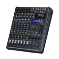 Biner EG8222SD Professional Audio Mixer Built-in 16 Effects Reverb MP3 Playback 8 Channel DJ Digital Mixing Console Marshalling MegaBDM