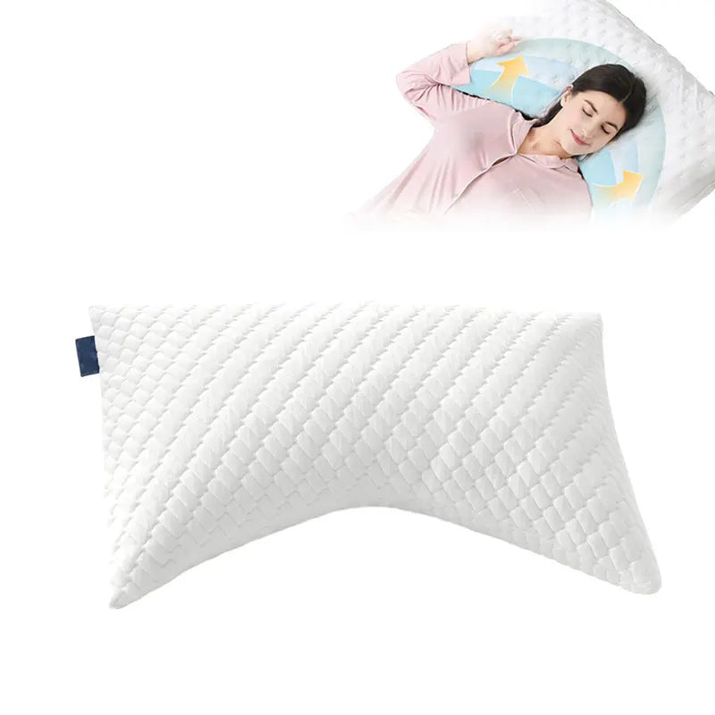 New Bed Pillow Gel Shredded Memory Foam Adjustable Pillows Washable Cover Gel Cooling Nursing Pillow