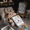 60 Sheets Per Box Tin Box Hard Card Stickers Variety Treasure Chest Series 4 Retro Old Stickers