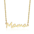 Collares De Acero Inoxidable  Mother's Day Mama Letter Pendant Collar Chain Mom Necklace Stainless Steel