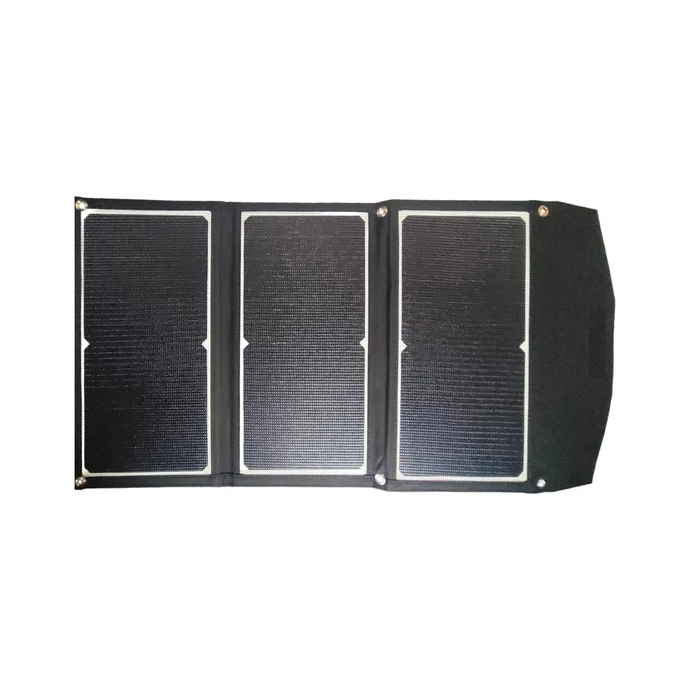 AHONY 50W Foldable Solar Panel Charger Kit USB-C/USB-B Ports for Phones/Laptops/Cameras-Outdoor Camping/Hiking 100W Max 25.8%