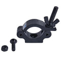 30mm Width Black 2 Inch Aluminum Heavy Duty  Half Coupler Truss Clamp Fit for (38- 52)mm Stage Light Clamps and Dj Lights Clamp