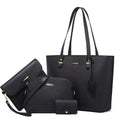 Fashion Women Handbags Wallet Tote Shoulder Bag Top Handle Satchel Purse Set 4pcs for Women