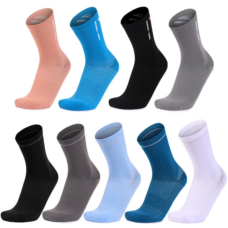 Quickly Dry Cycling Absorbing Sports Socks Nylon Bike Custom Socks for Men and Women