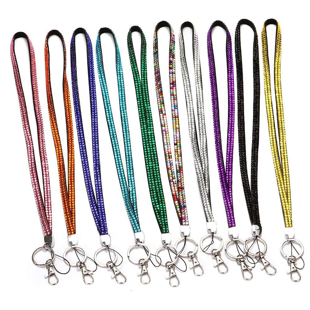 Bling Diamond Rhinestone Crystal Neck Lanyards