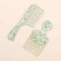 Midairy 3000+ Custom Color Logo Personal Care  Anti Static Cleaning of Acetate Board Tortoiseshell Comb Wide Tooth Comb