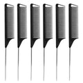 Customized Logo Black Braiding Long Hair Rat Tail Plastic & Metal Sustainable Salon Hair Tools