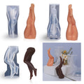 Human Leg Silicone Mold 3D Leg-shaped Candle Mold Scented Candle Home Decoration Ornament