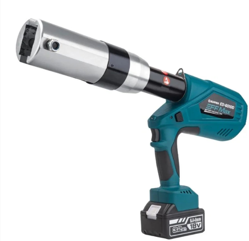 For ED-60100 Hydraulic Battery Powered Pipe Plumbing Tool with 40mm Stroke and SV Type Crimping Die for 12-108mm Pipes