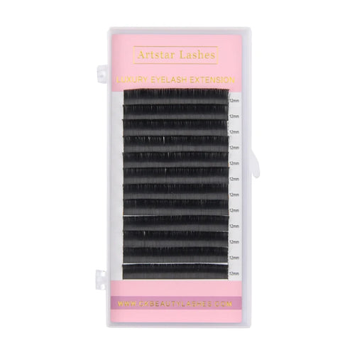 0.15mm 0.20mm Double Tip Cashmere Ellipse Flat Lashes with C CC D Curl Soft Natural Matte Flat Ellipse Eyelash Extensions